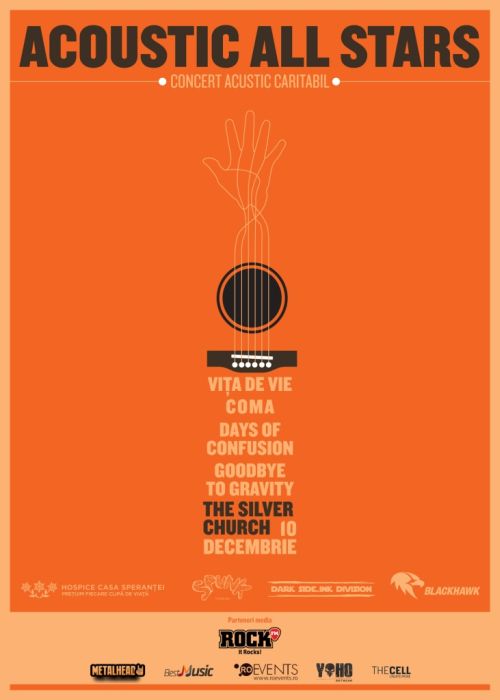 Vita de Vie, Coma, Days of Confusion si Goodbye to Gravity concerteaza acustic pentru Hospice – Casa Sperantei